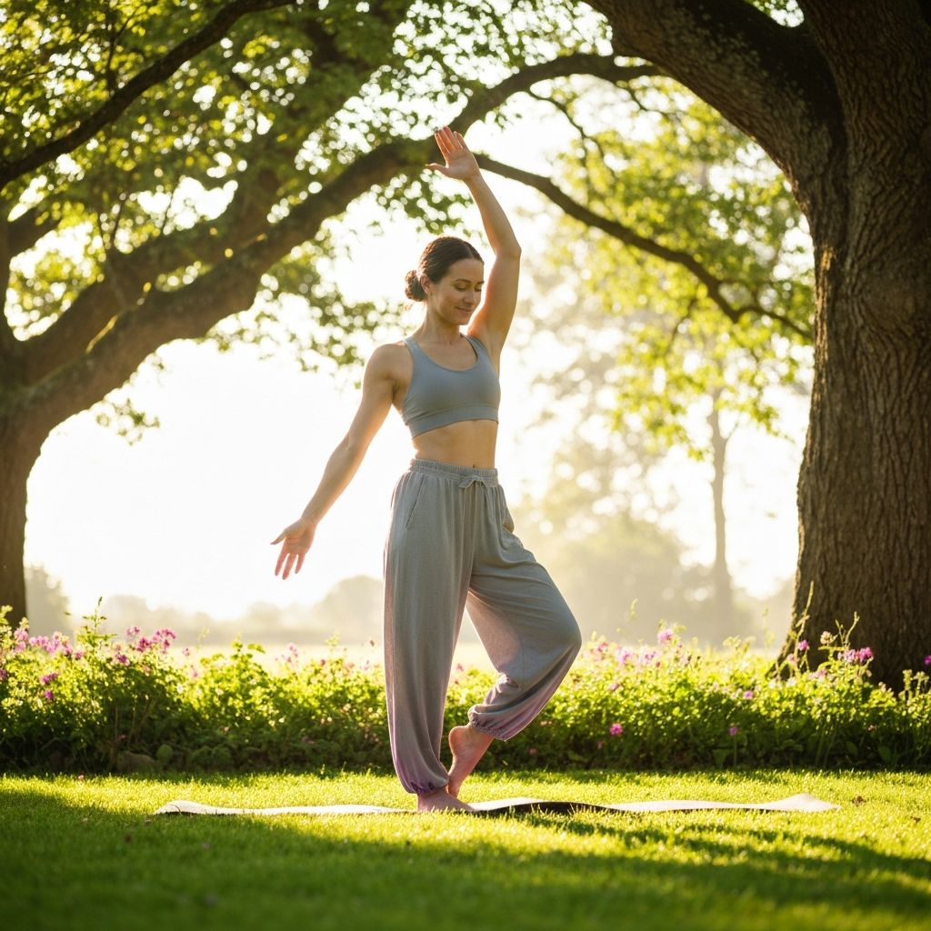 Jóga és nyújtás gyakorlat